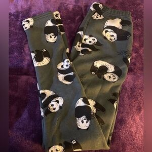 Ladies Panda Print Leggings